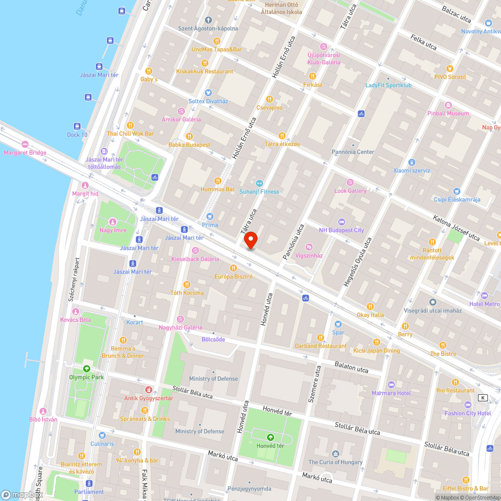 Tócsa a buszmegállóban bejelentés helye