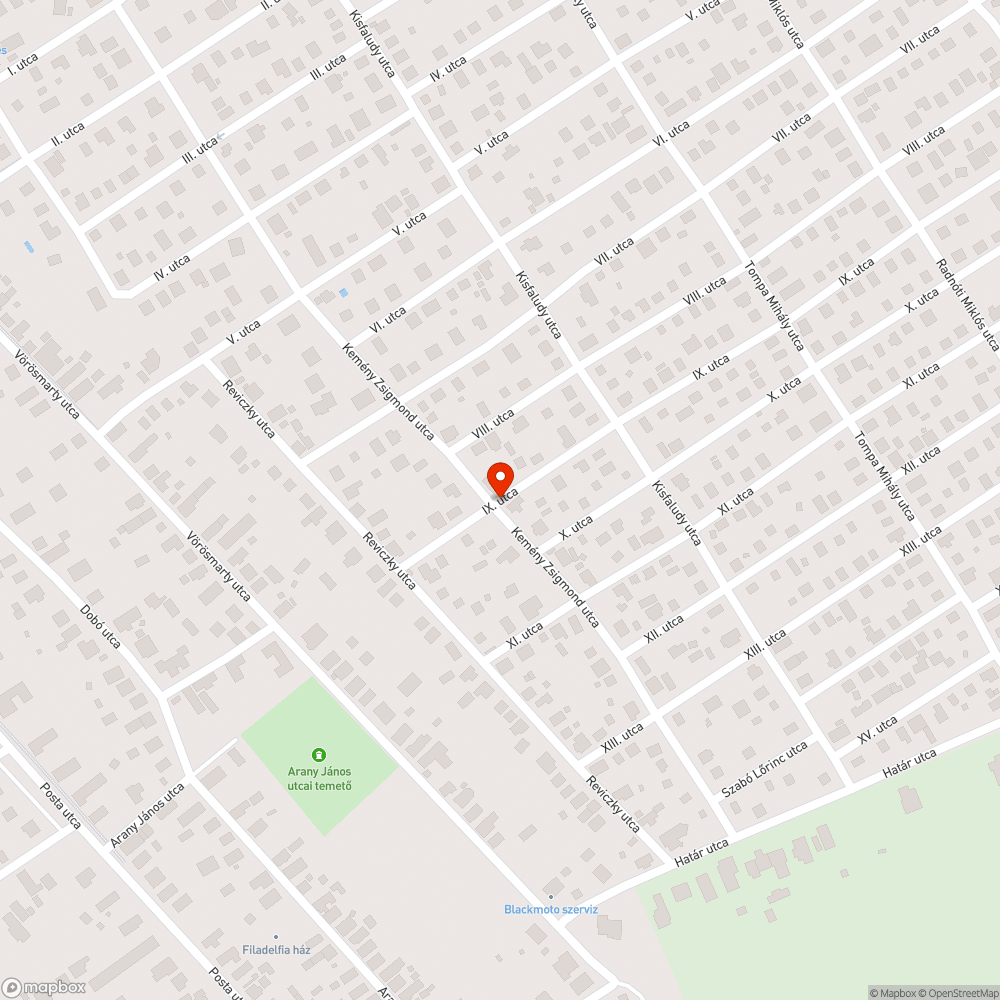 Lomtalanításból megmaradt szemétkupac bejelentés helye