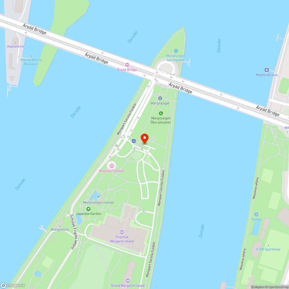 Margitsziget, Északi fitnesz park bejelentés helye