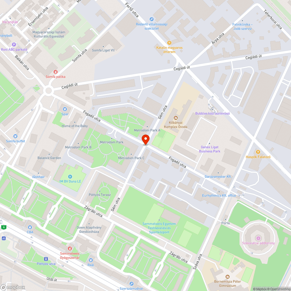 Gém utca burkolata bejelentés helye