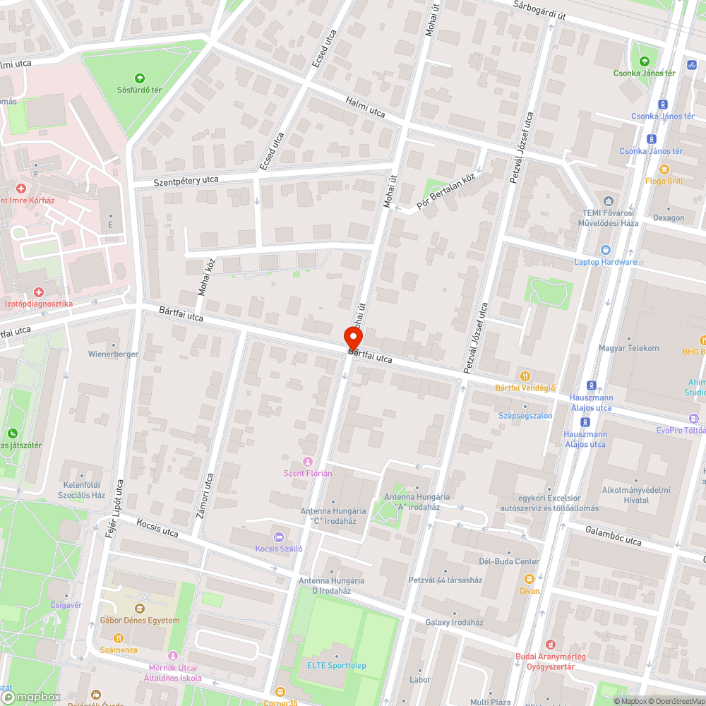 Elárasztott sarkok bejelentés helye