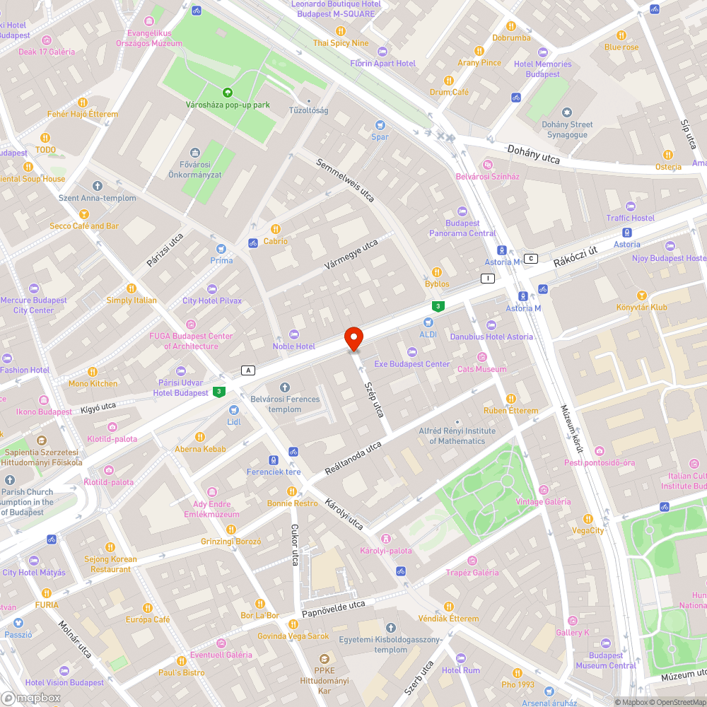 Nem pótolt burkolati jelek bejelentés helye