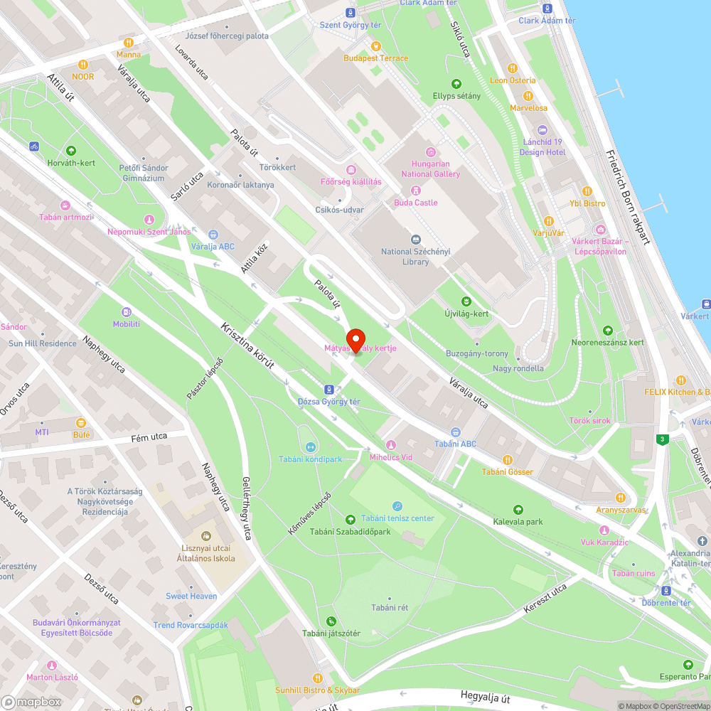 Megsüllyedt járda bejelentés helye