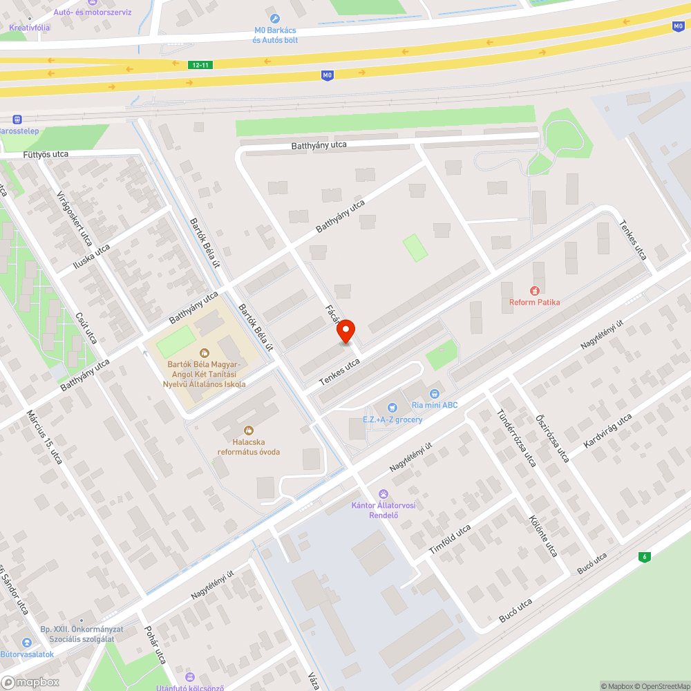 Graffiti bejelentés helye