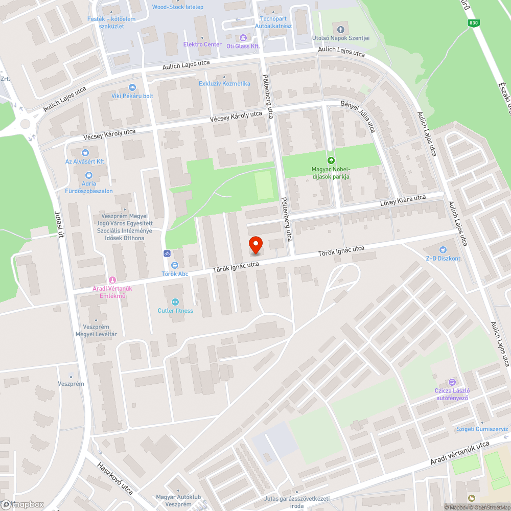 Járdára lógó faágak bejelentés helye