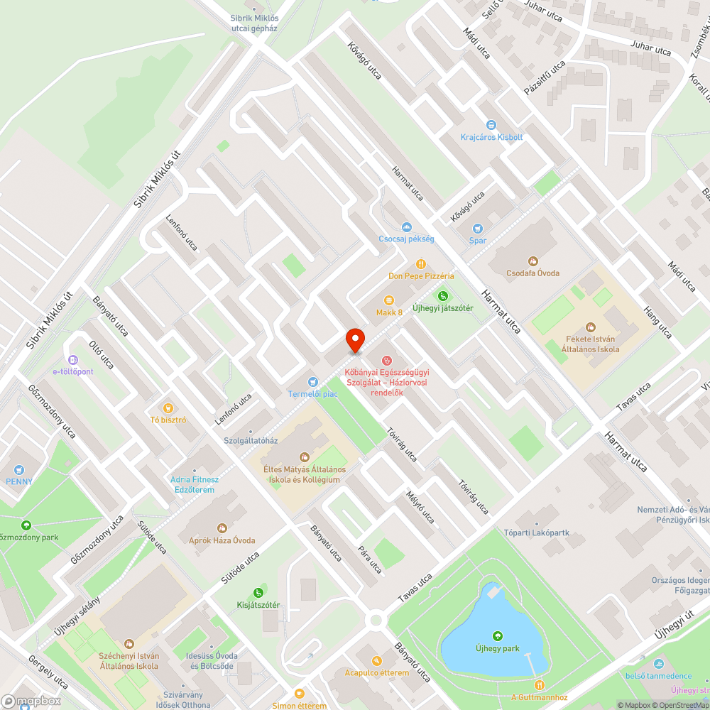 Kilazult kövek bejelentés helye