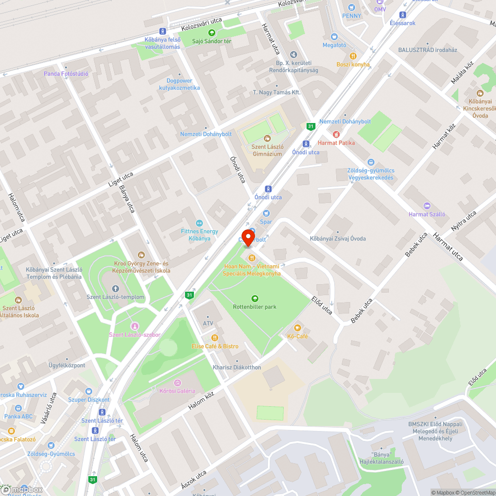 Kis korlátsor bejelentés helye