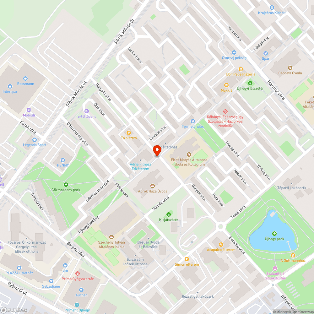 Választási matrica bejelentés helye