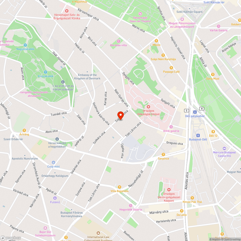 Beszakadt kábelcsatorna-fedő bejelentés helye