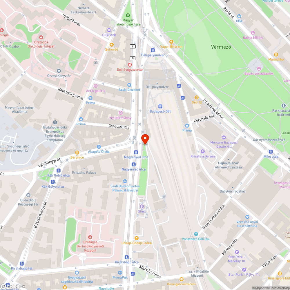 Sikertelen ültetés az Alkotás úton bejelentés helye