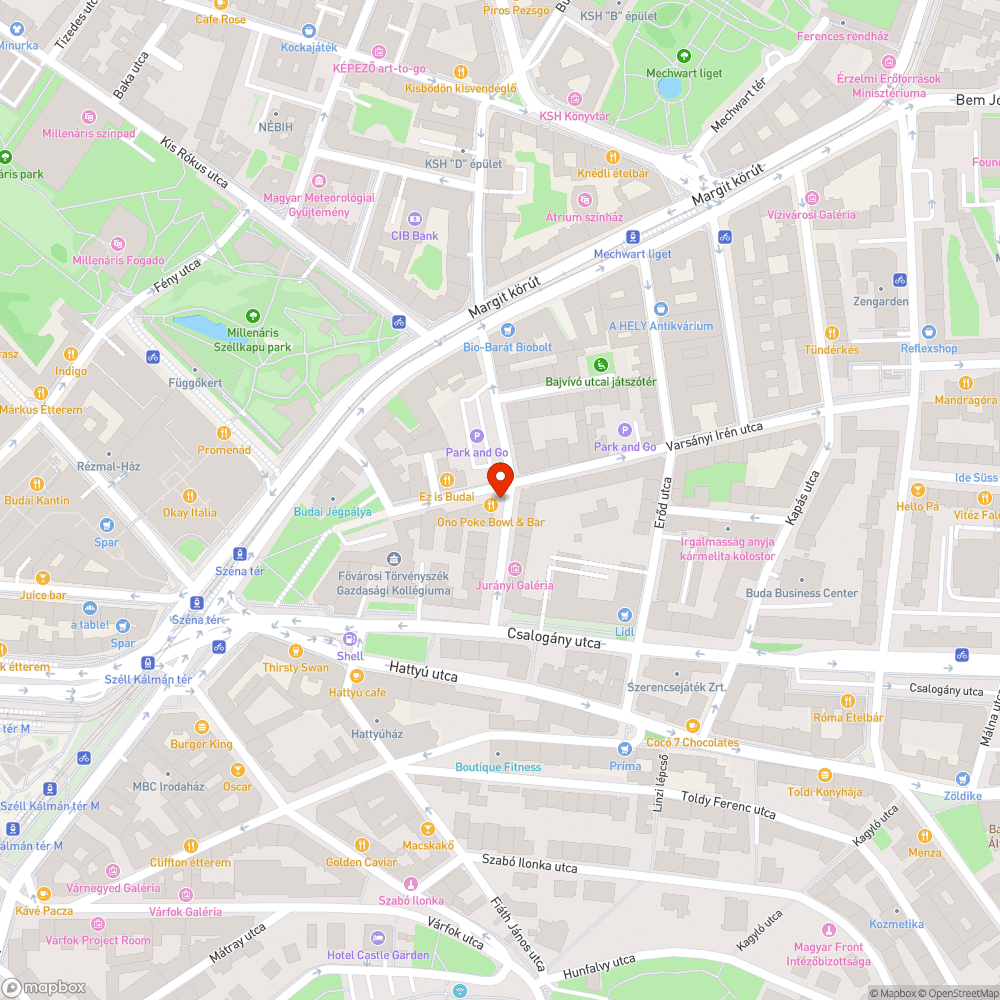 Hatalmas kátyú a Varsányi I. Utcában bejelentés helye