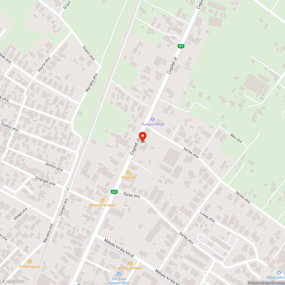 Állandó tócsák a ceglédi úti kerékpárúton bejelentés helye