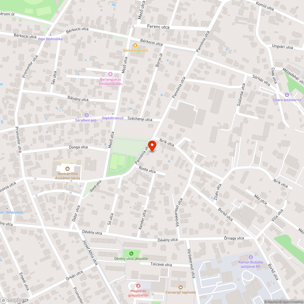 Nem világít bejelentés helye