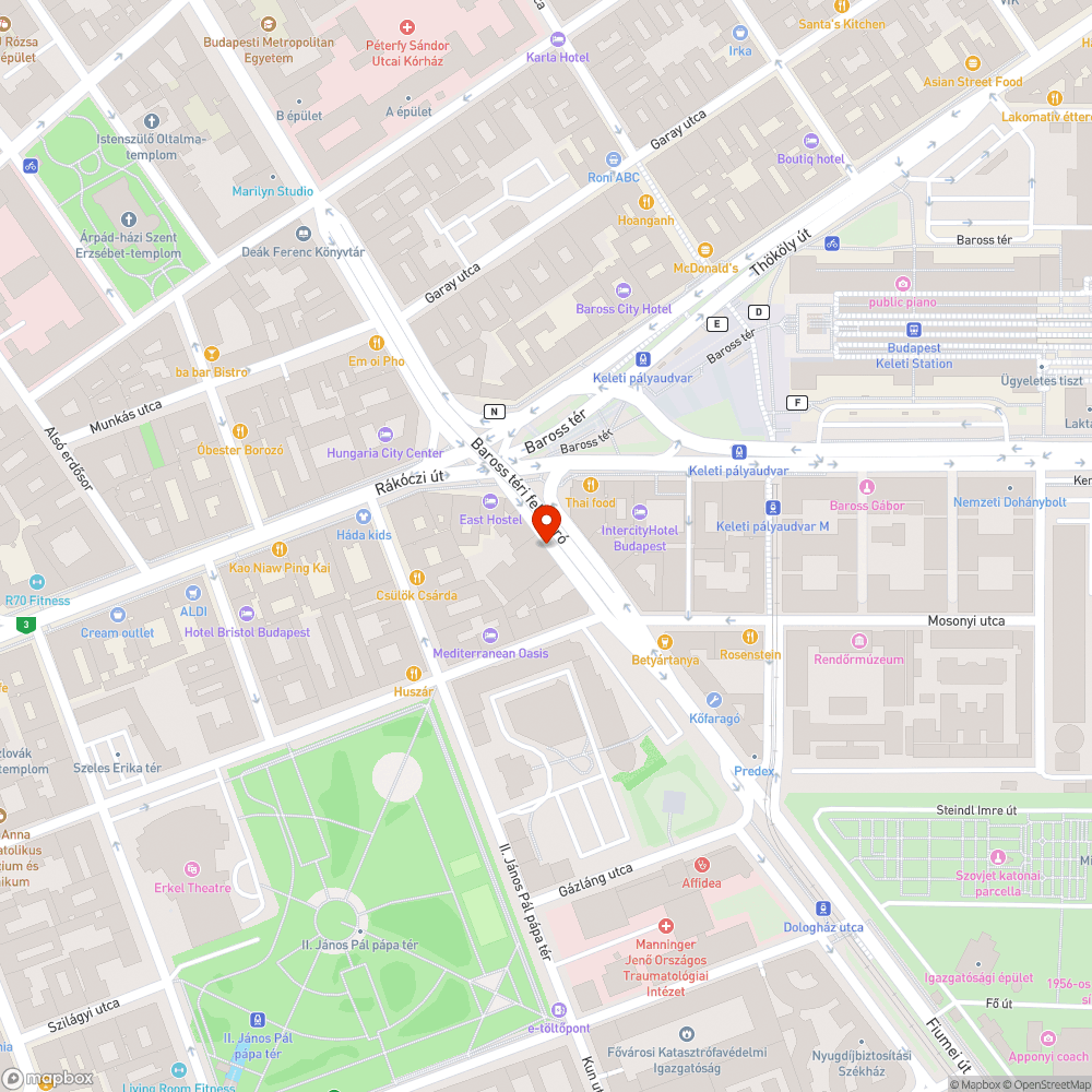 Fedő bejelentés helye