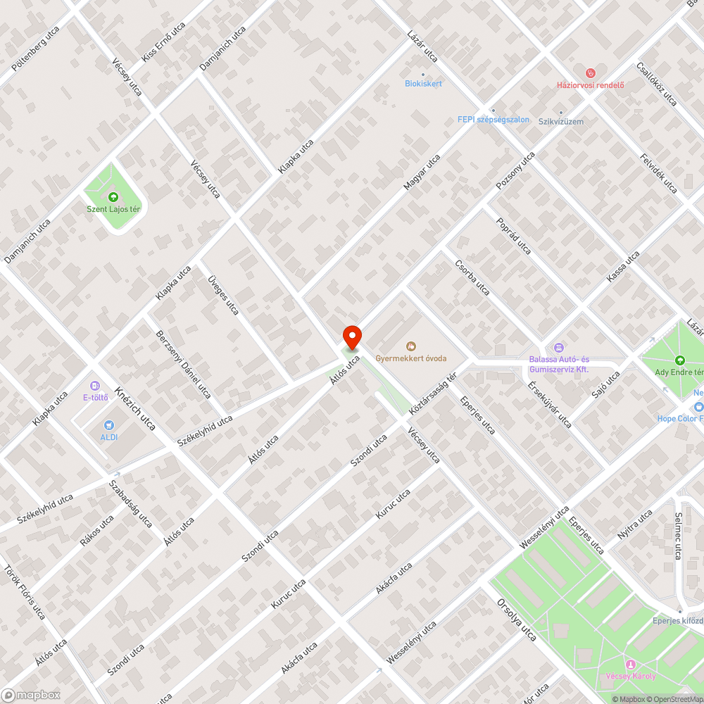 Összefirkált Telekom-szekrény bejelentés helye