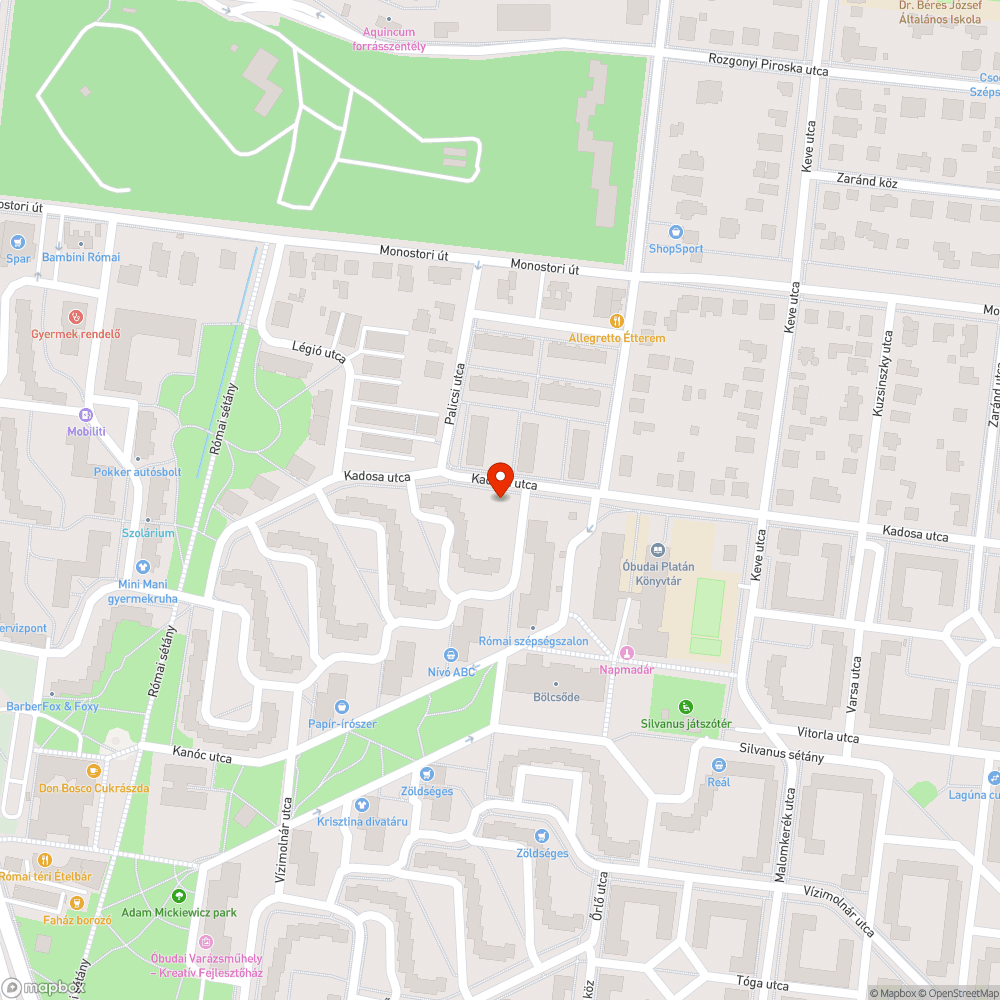 Tuskó bejelentés helye