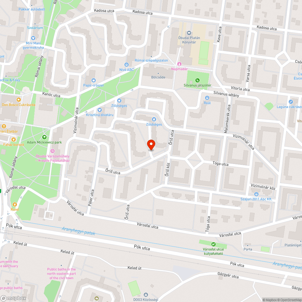 Tönkrement járda bejelentés helye