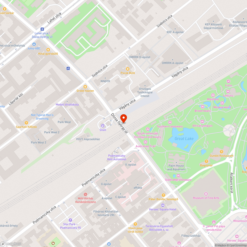 Balesetveszélyes kerékpárút bejelentés helye