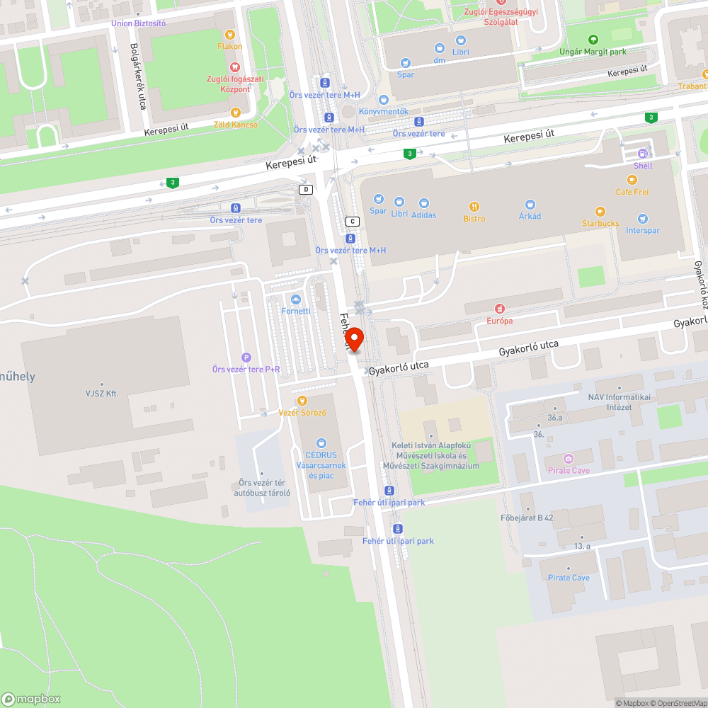 Hatalmas kátyú bejelentés helye