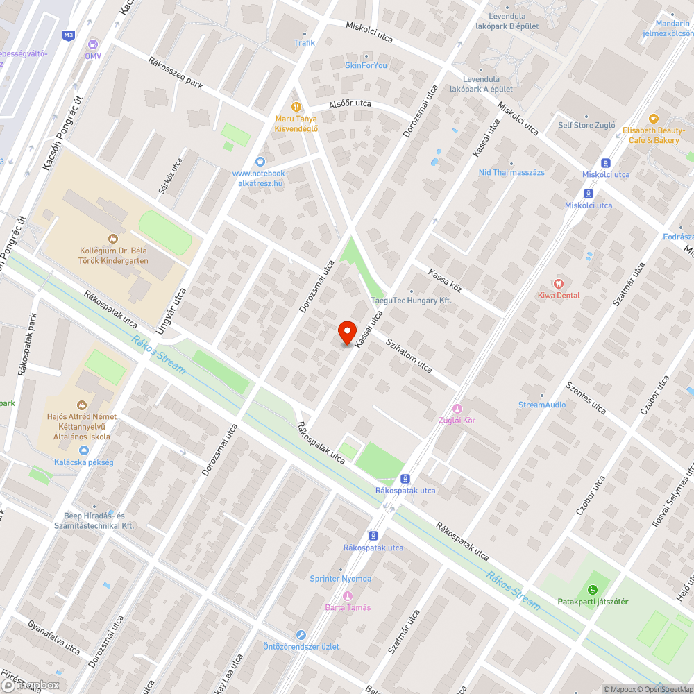 Szinteltérés bejelentés helye