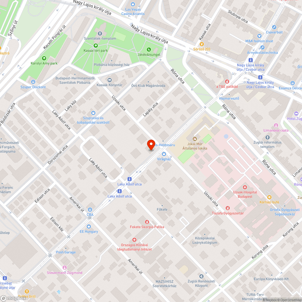 Kiszáradt fa bejelentés helye