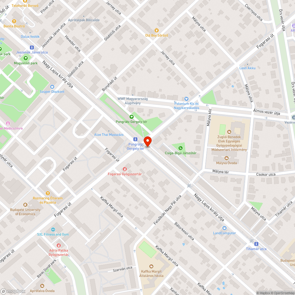 Összefirkált hangosbemondók bejelentés helye