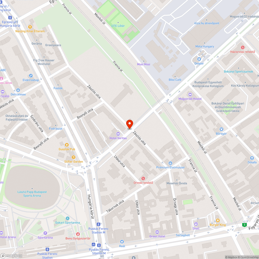 Építkezés során lezárt járda és/vagy kerékpárút bejelentés helye