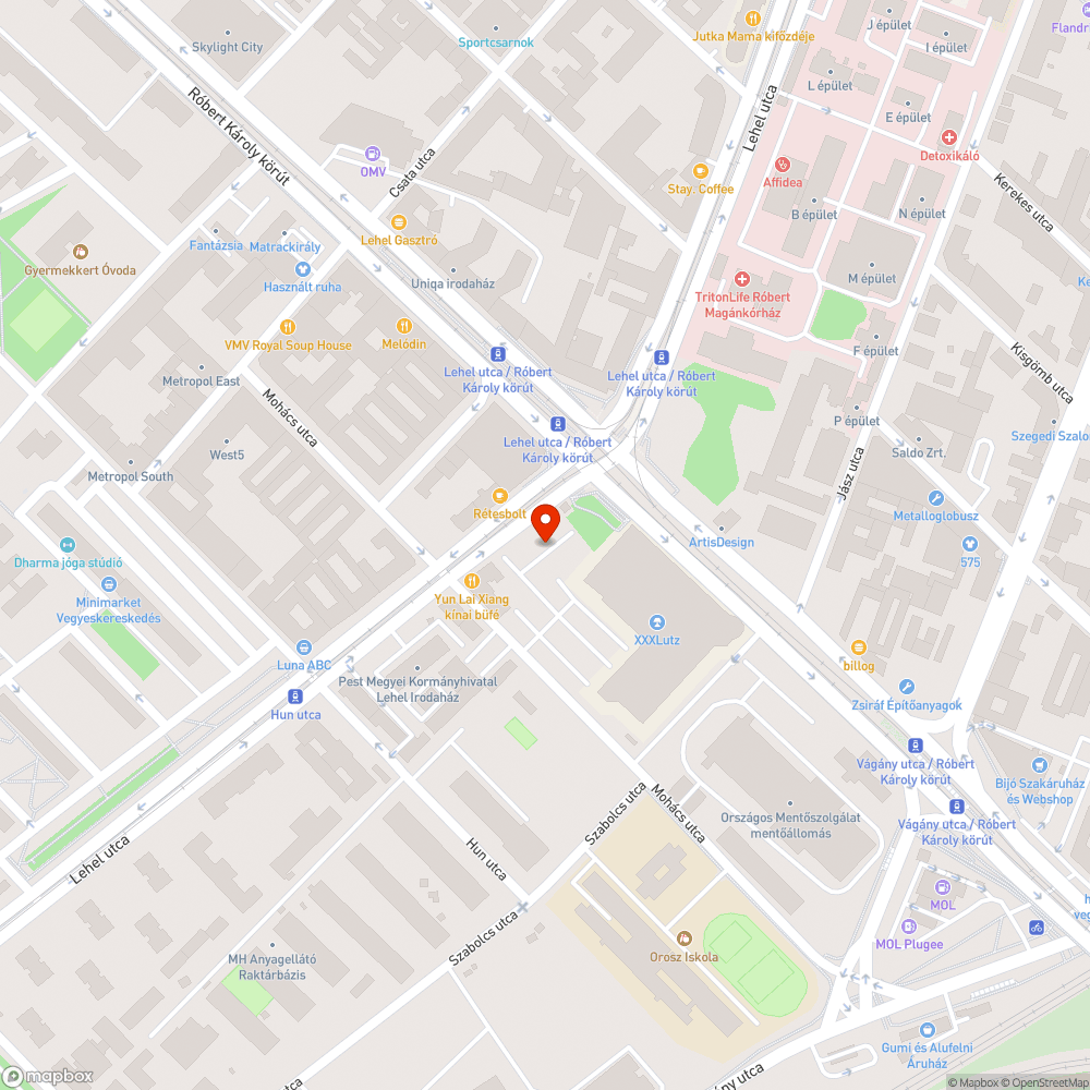 Elhagyott autók bejelentés helye