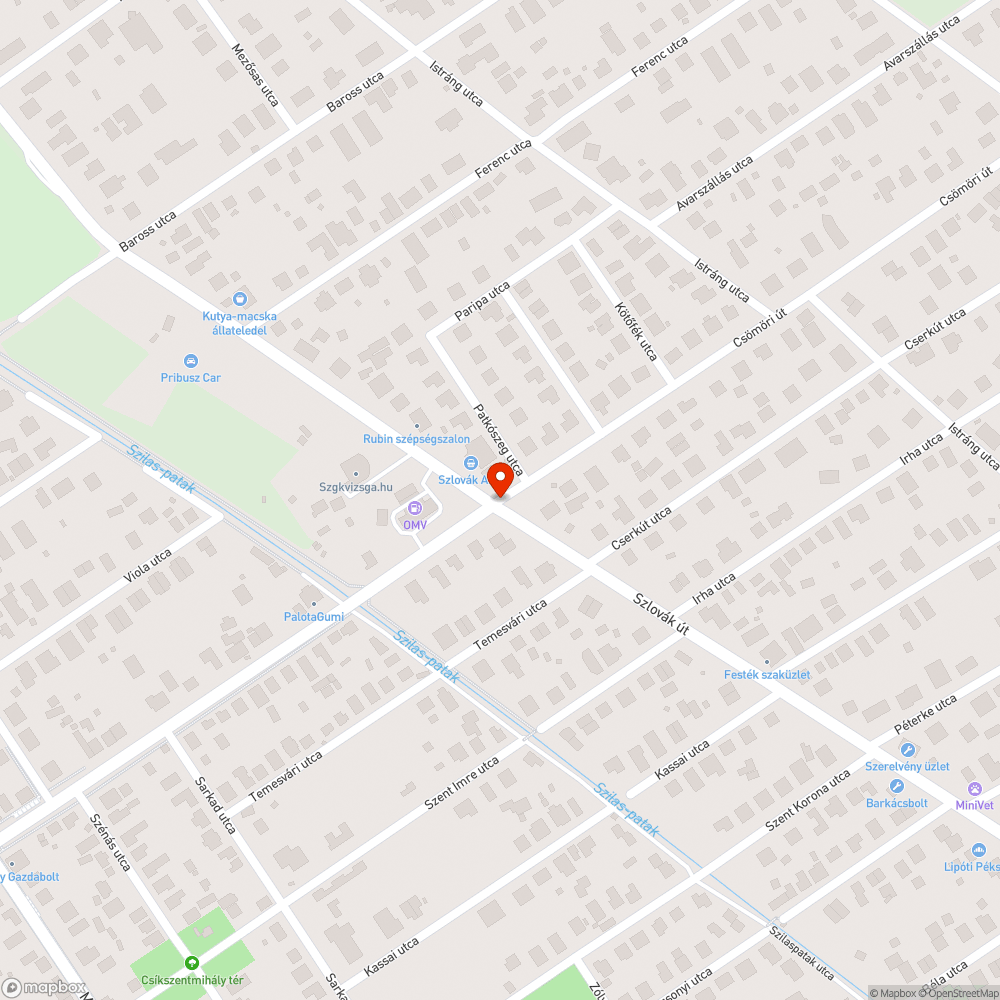 Sérült tábla bejelentés helye