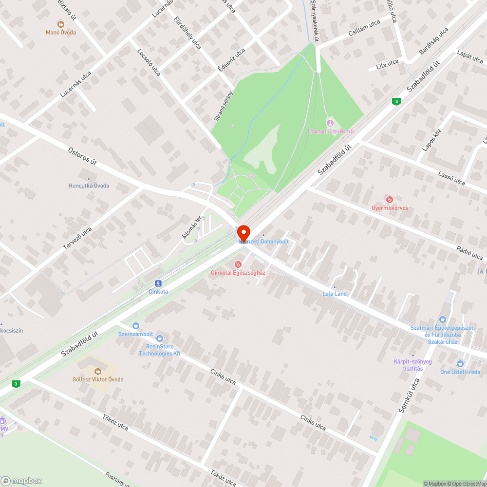 Sérült, elavult tábla és átkelés jelző bejelentés helye