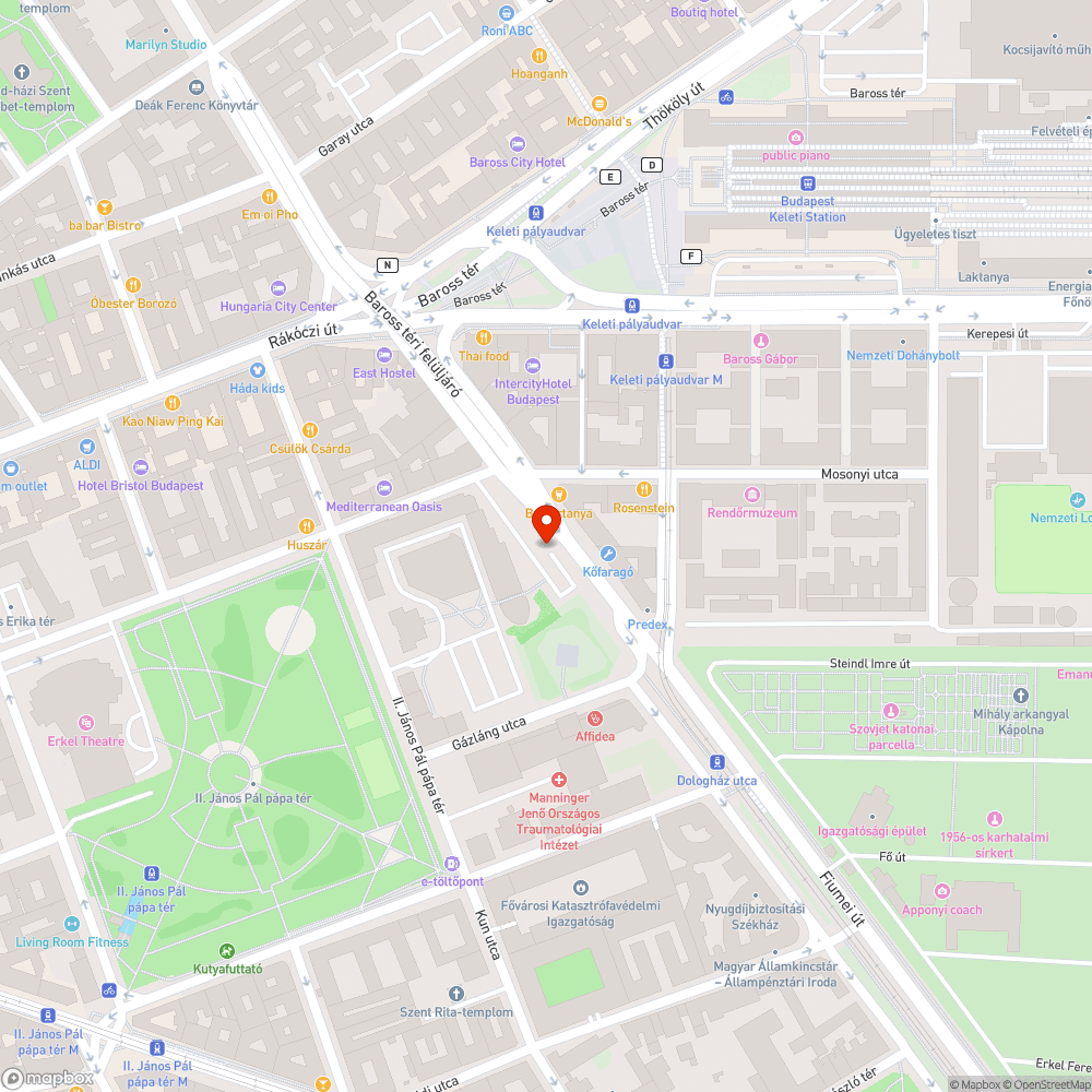 Eldobált hulladék bejelentés helye