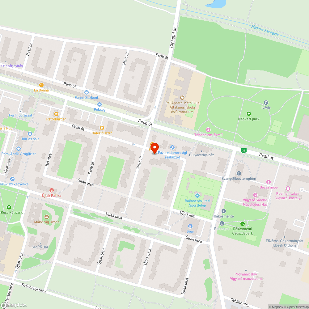 Fa bejelentés helye