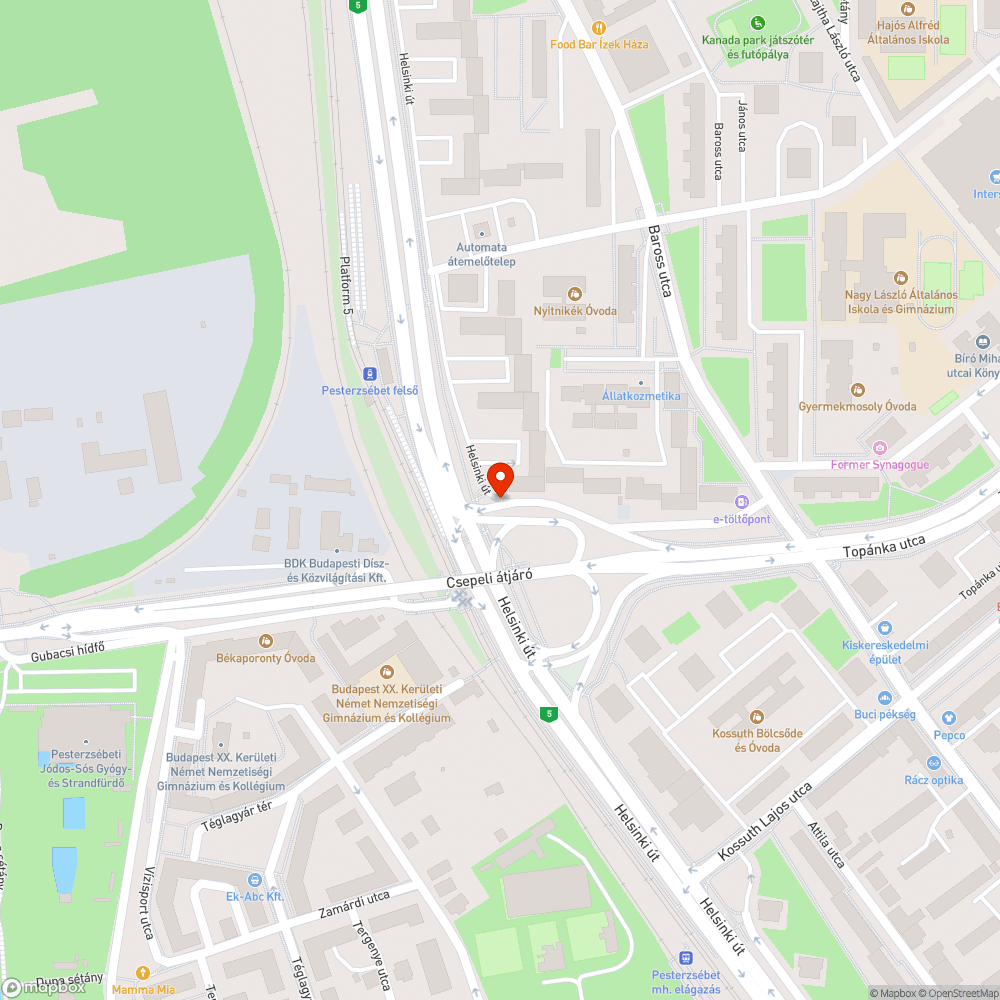 Lekopott zebra bejelentés helye