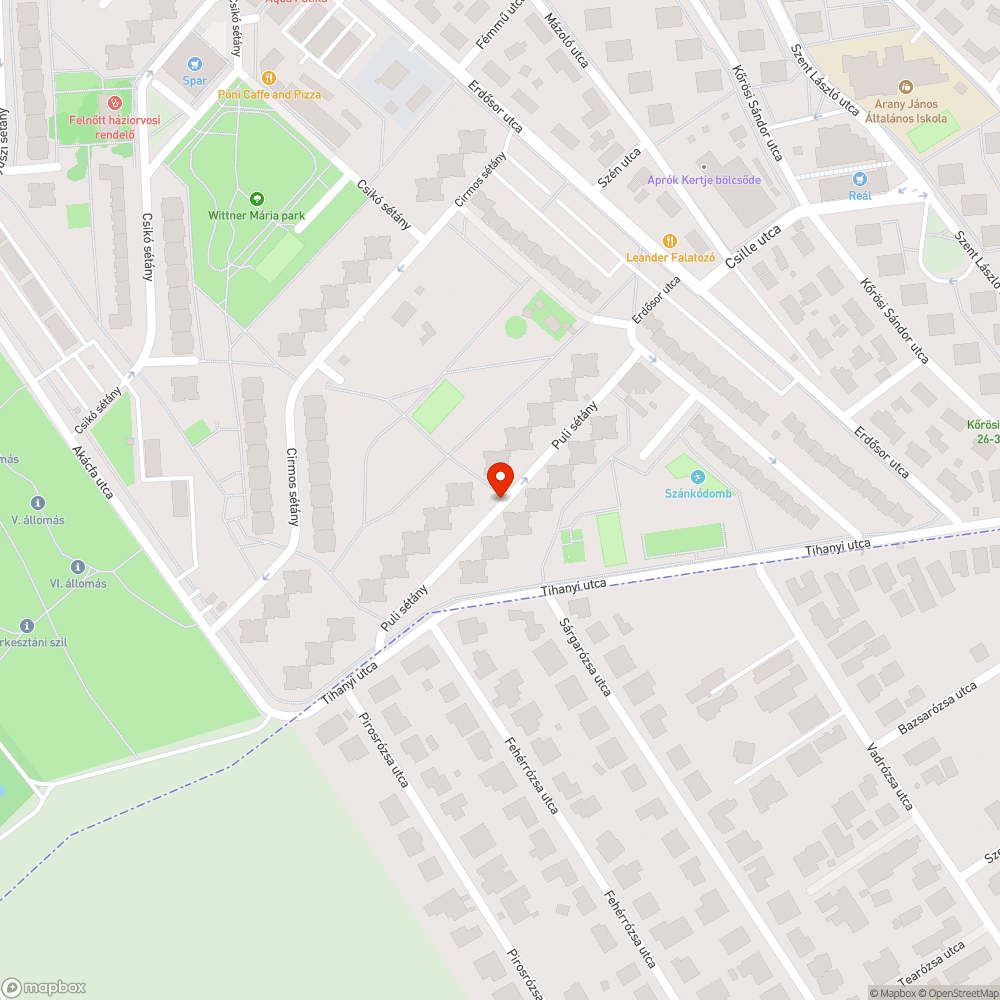 XXI. kerületben a sétányokon a lámpaoszlopok cseréje bejelentés helye