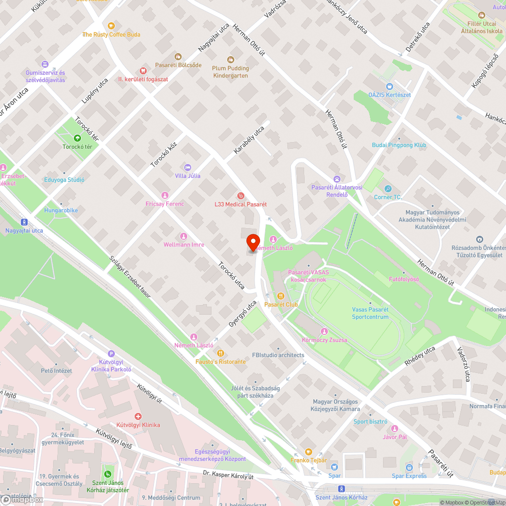 Befejezetlen járda szakasz bejelentés helye