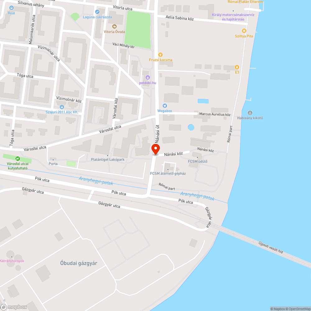 Gyalogátkelő bejelentés helye