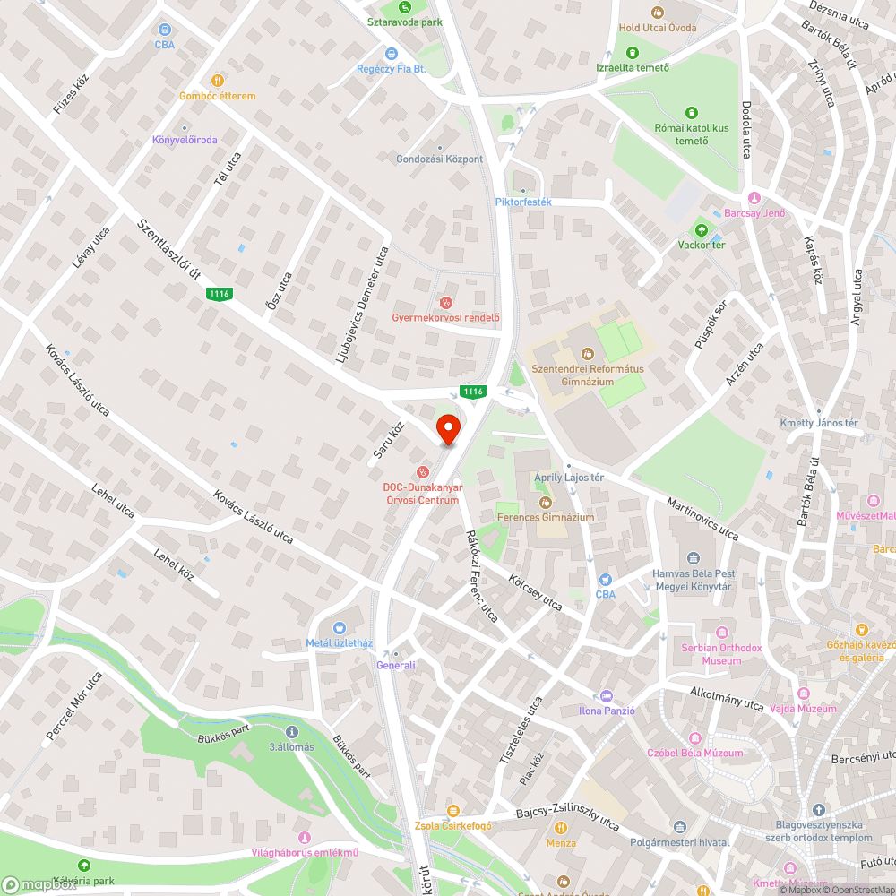 Eltűnt pad bejelentés helye