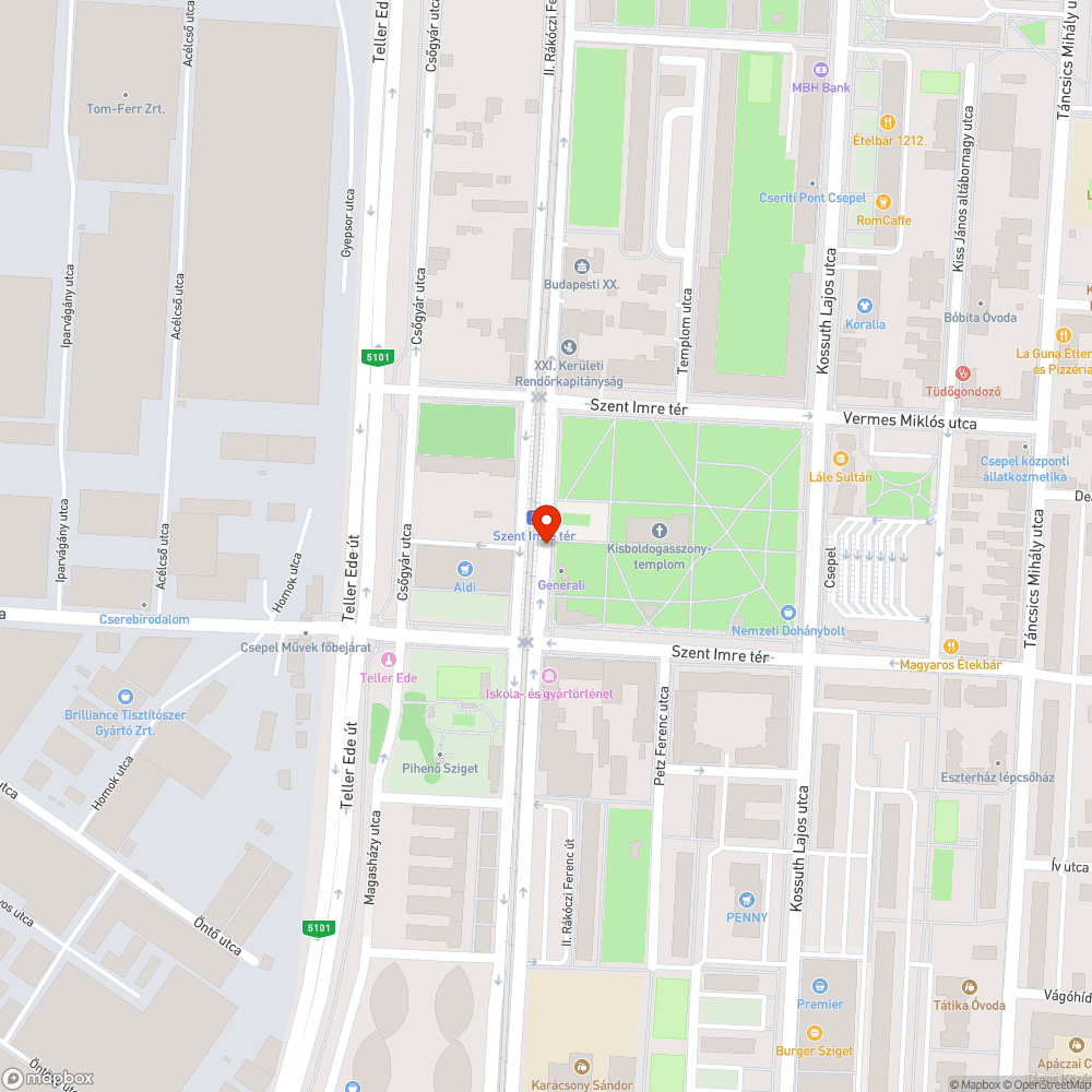 Felfodrozódott út bejelentés helye