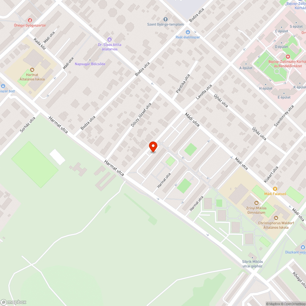 Ottmaradt virágtartók bejelentés helye