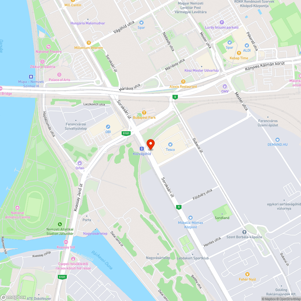 Megrongált tábla bejelentés helye