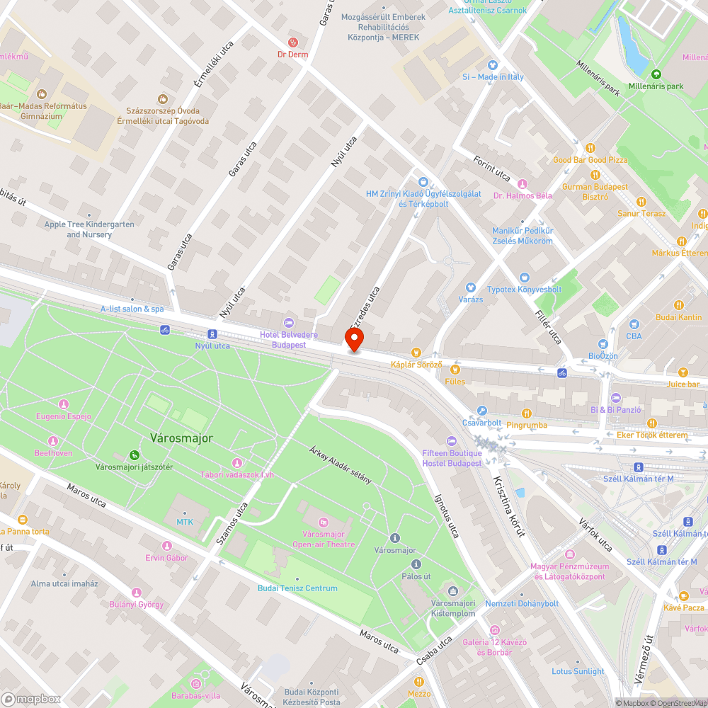 Közlekedési jelzőlámpa elé lógó faágak bejelentés helye