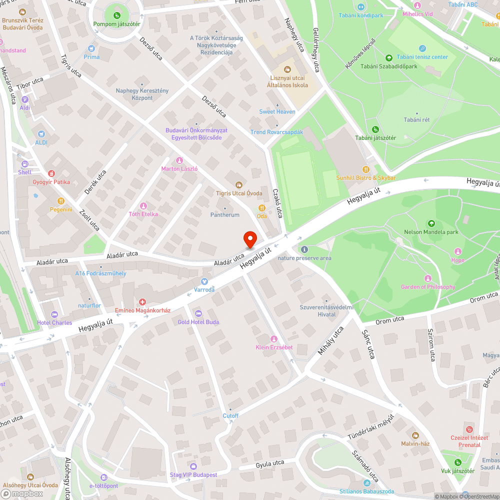 balesetveszélyes kiszögellés bejelentés helye