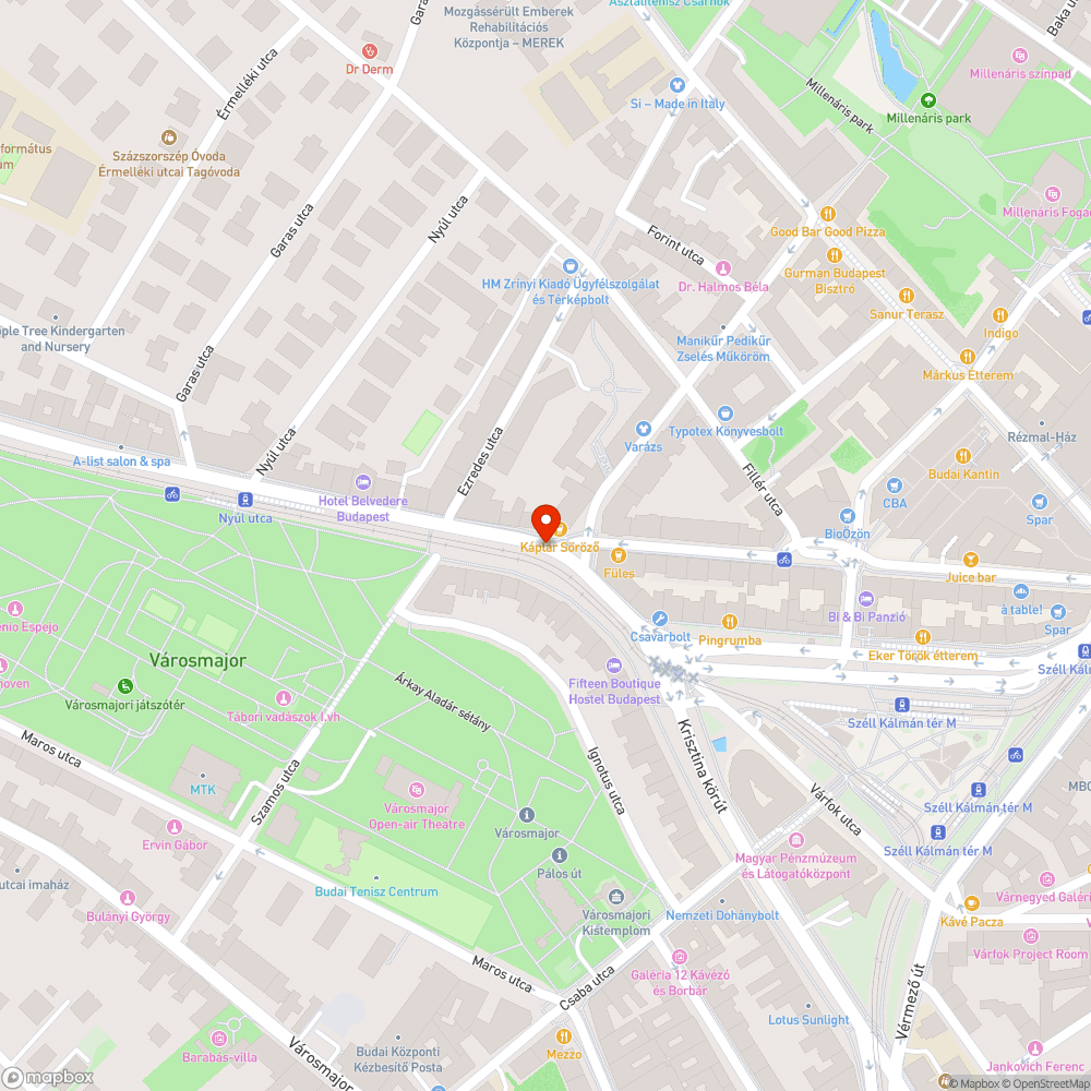 Kerékpárút festés pótlása bejelentés helye