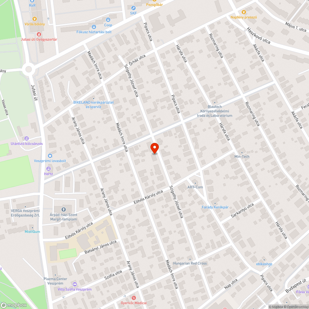 Hetek óta nem világító utcai lámpa bejelentés helye