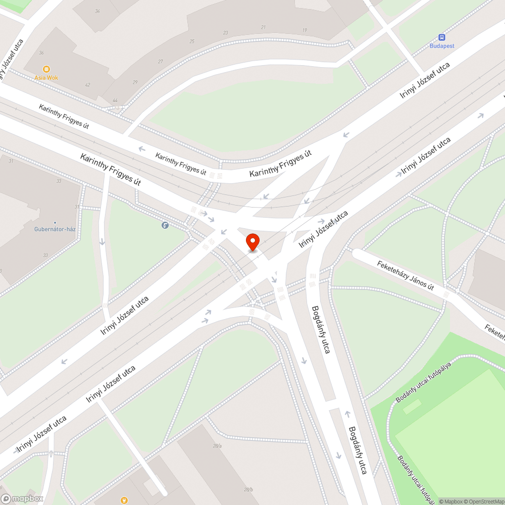 Homokos-üvegszilánkos kerékpárút bejelentés helye