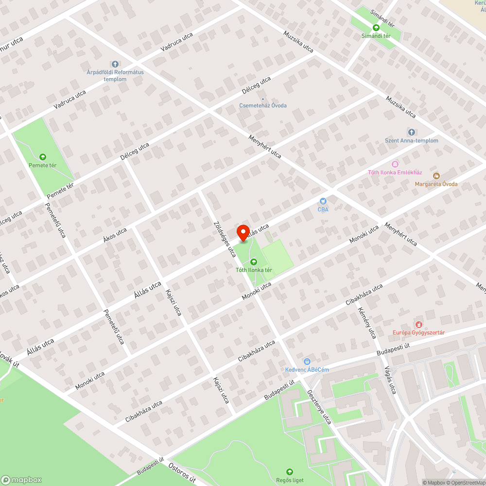 Metszés bejelentés helye