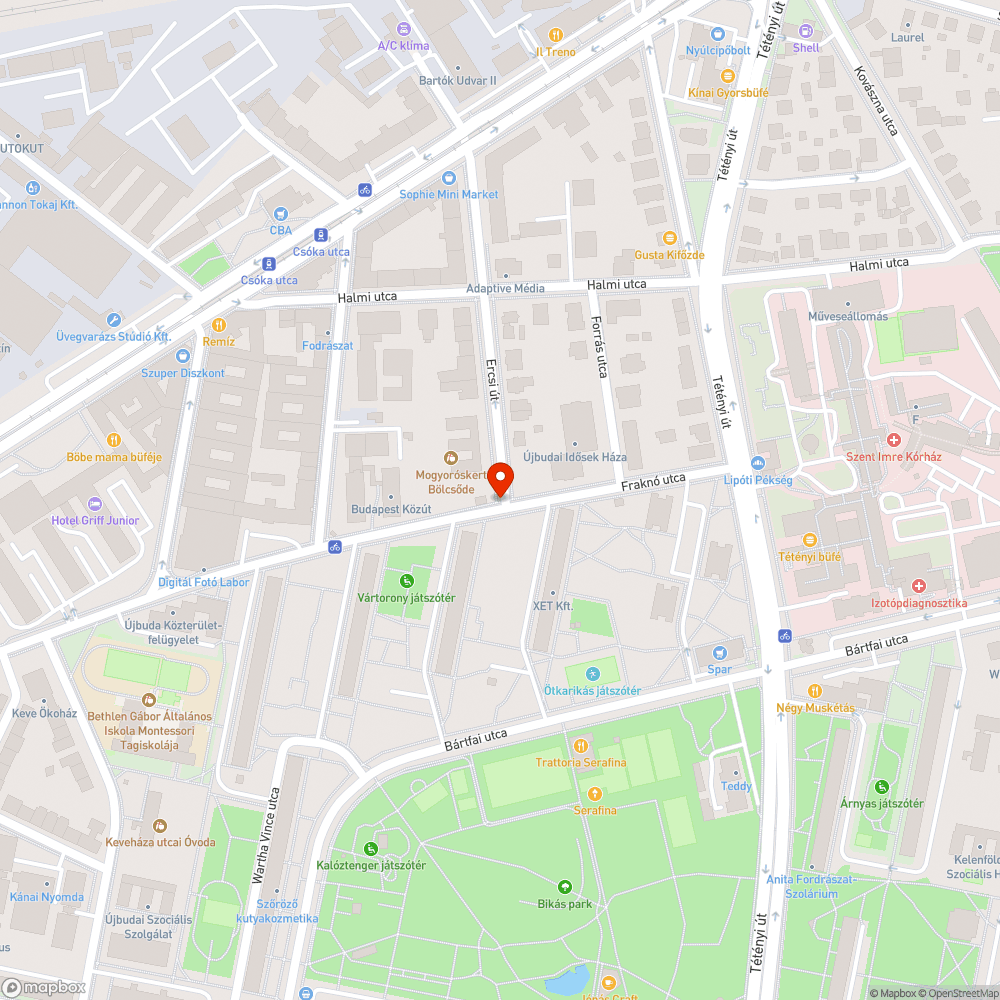 Méteres gaz nő a járdából az Ercsi és a Fraknó utca sarkán bejelentés helye