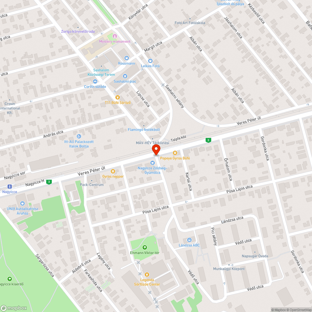 Hiányzó zöld jelzés jobbra kanyarodáshoz bejelentés helye