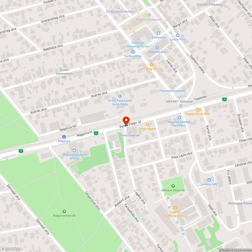 Homokréteg a kerékpárúton bejelentés helye