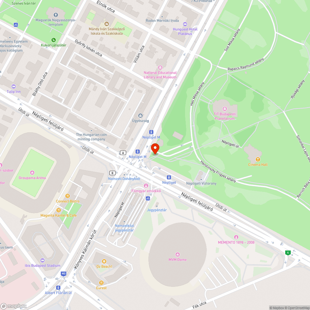 Rozsdás oszlop, balesetveszélyes cső, szemét a Népligetben bejelentés helye